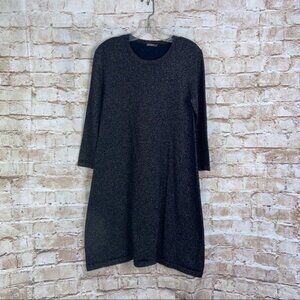 J McLaughlin Metallic Knit Swingy Dress Size Small